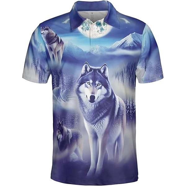 Amazon.com: Bengal Tiger Polo Shirts for Men - Tiger Face